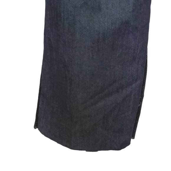 Lileth Couture Banana Republic Denim Lace & Mesh Jeans Pants One of a Kind - Picture 7 of 11